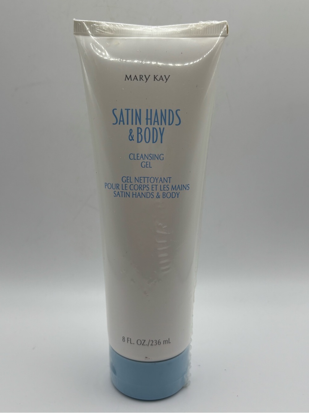 Mary Kay Satin Hands and Body Cleansing Gel 8 Oz Factory Sealed 6950 New